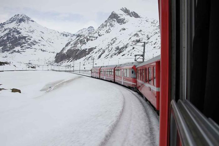 San Valentino sul trenino del Bernina